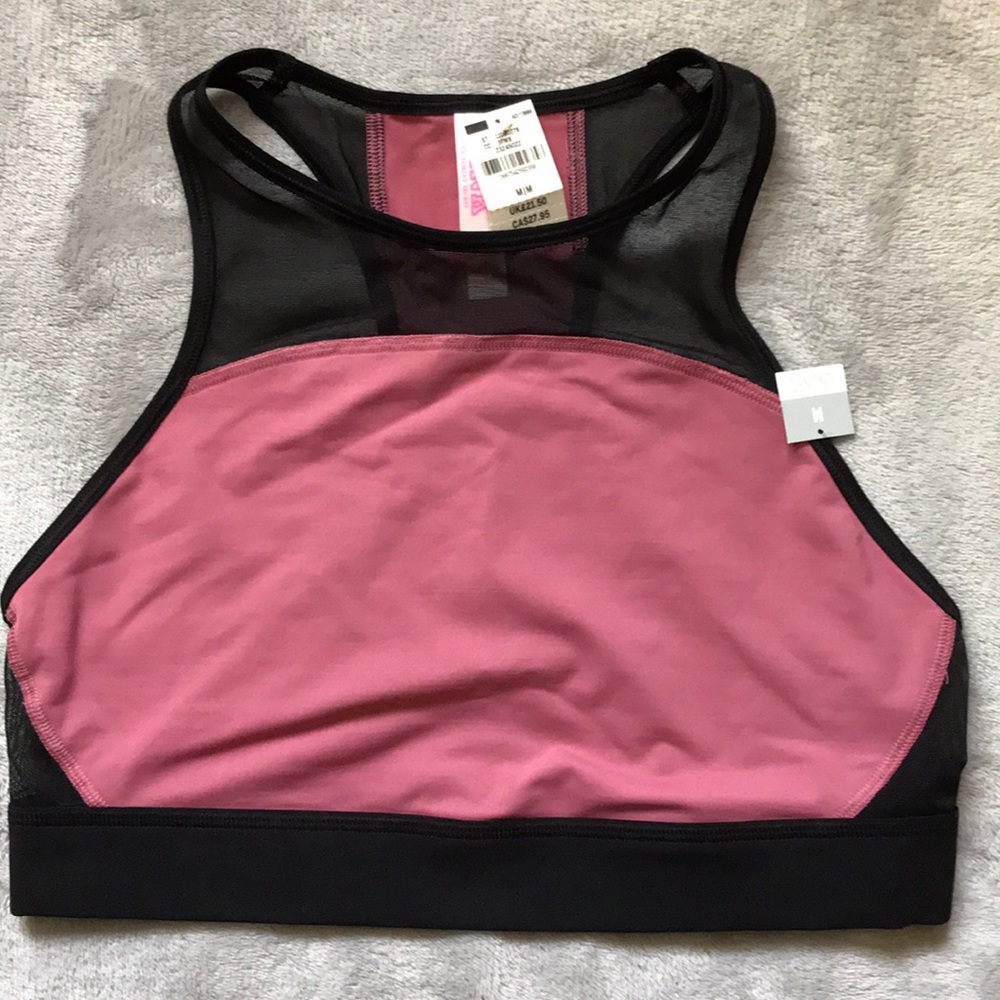 PINK mesh sport bra